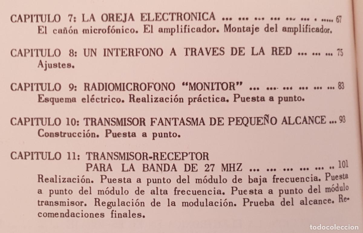 Libros de segunda mano: ESPIONAJE ELECTR&Oacute;NICO, MONTAJE PR&Aacute;CTICO DE DISPOSITIVOS, EDITEC REDE 1969 - Foto 5
