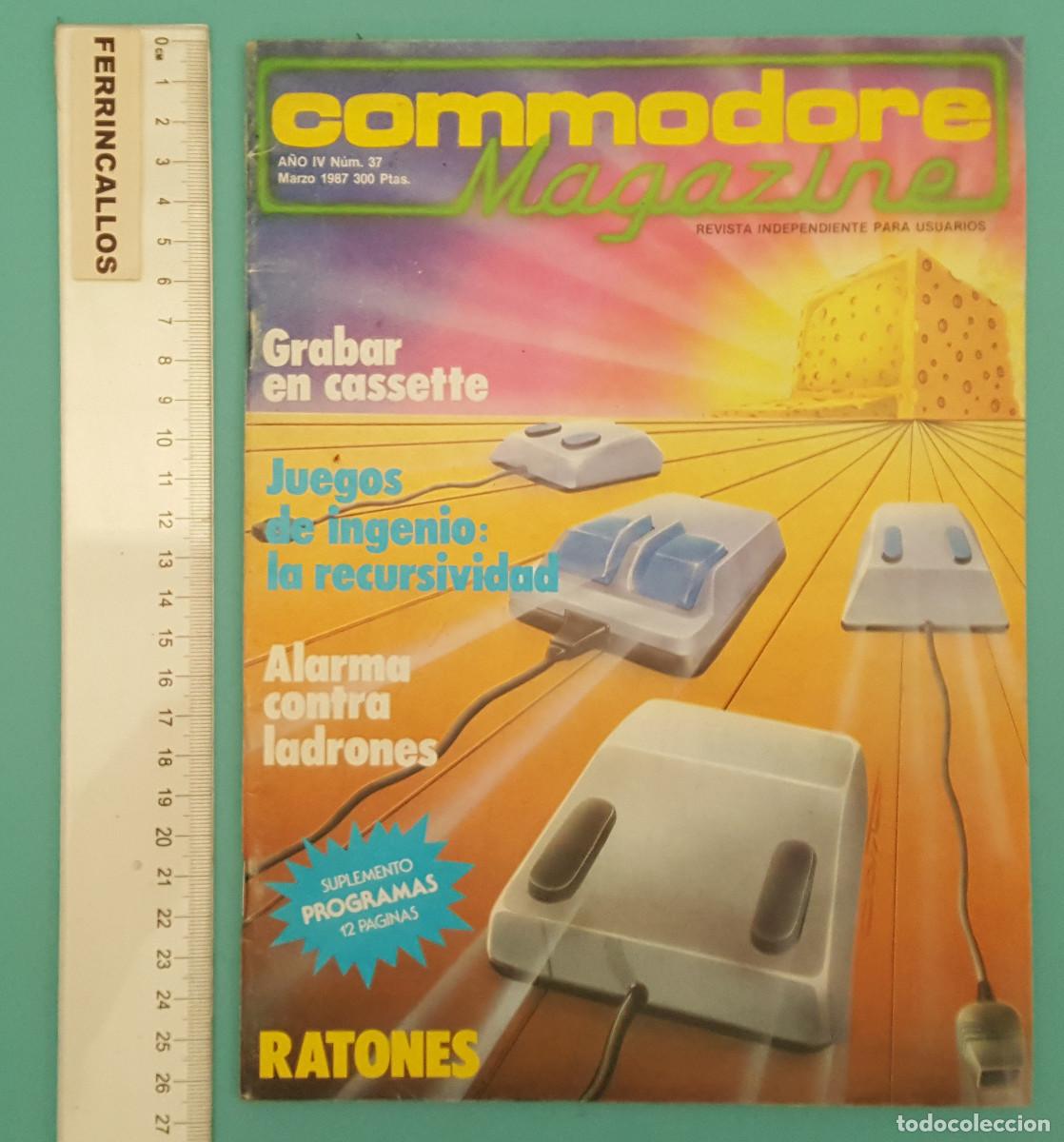 Libros de segunda mano: REVISTA COMMODORE MAGAZINE N&ordm; 37 MARZO 1987 - Foto 1