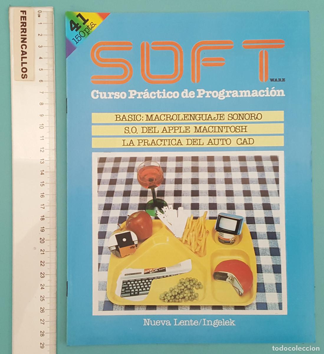 Libros de segunda mano: SOFT N&ordm; 41, CURSO PR&Aacute;CTICO DE PROGRAMACI&Oacute;N, NUEVA LENTE/INGELEK 1985, 20 P&Aacute;GINAS - Foto 1