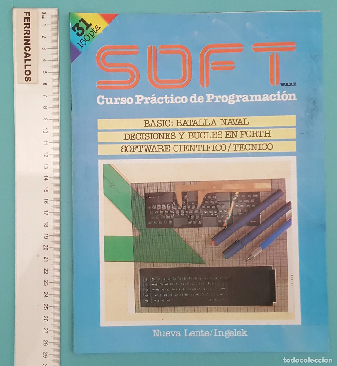 Libros de segunda mano: SOFT N&ordm; 31, CURSO PR&Aacute;CTICO DE PROGRAMACI&Oacute;N, NUEVA LENTE/INGELEK 1985, 20 P&Aacute;GINAS - Foto 1