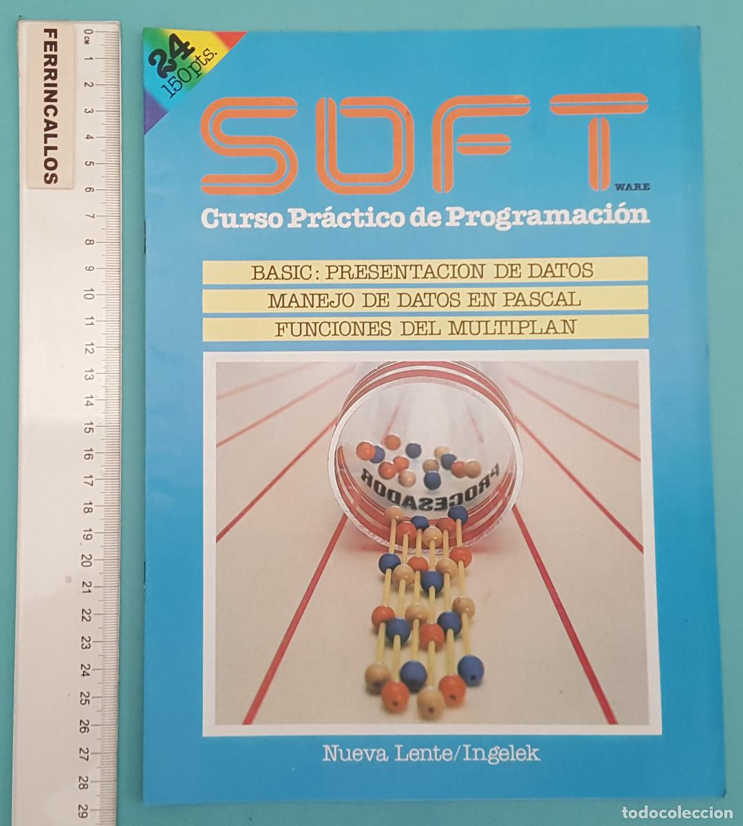 Libros de segunda mano: SOFT N&ordm; 24, CURSO PR&Aacute;CTICO DE PROGRAMACI&Oacute;N, NUEVA LENTE/INGELEK 1985, 20 P&Aacute;GINAS - Foto 1