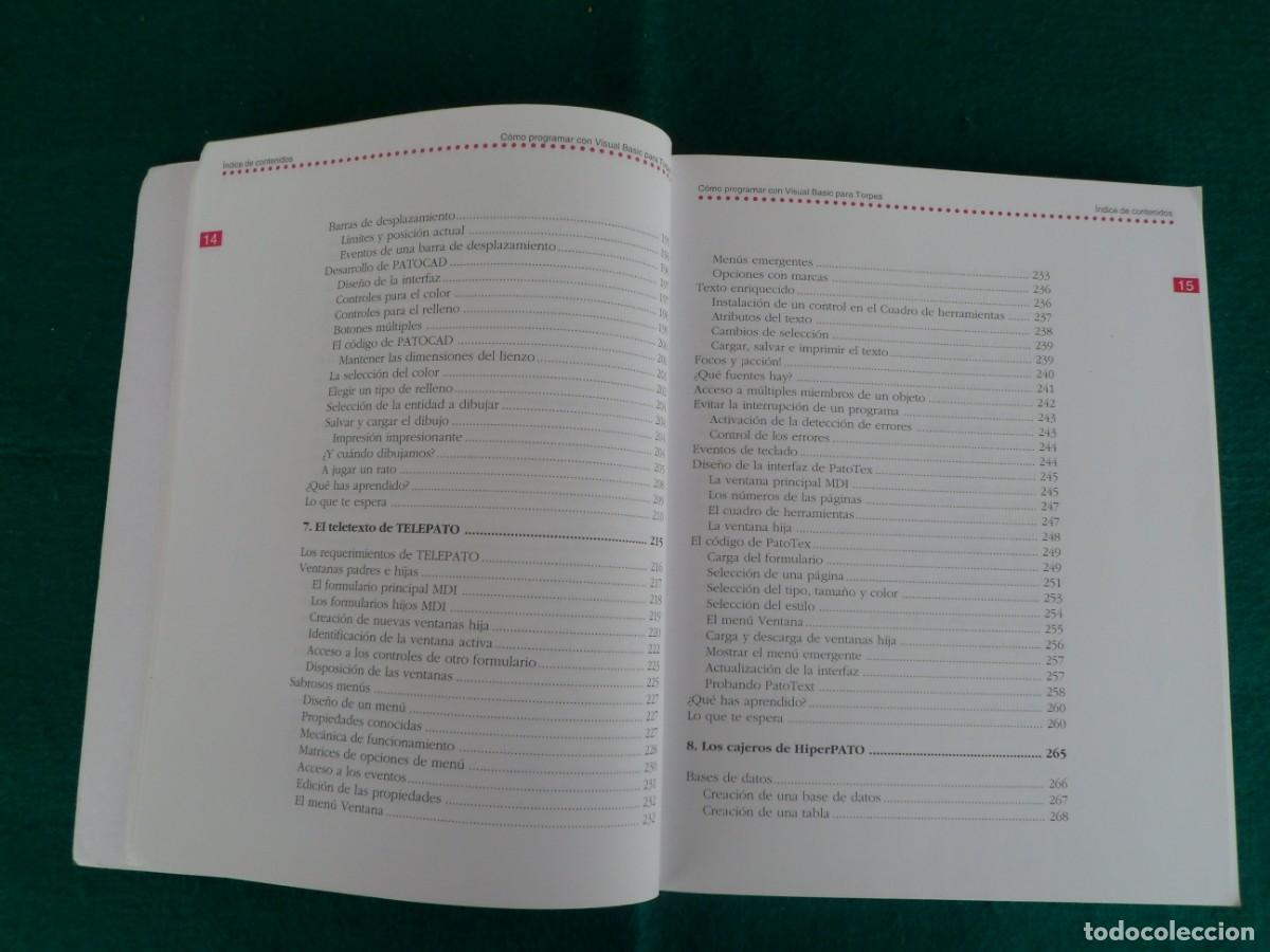Libros de segunda mano: C&Oacute;MO PROGRAMAR EN VISUAL BASIC PARA TORPES. Abarca hasta la versi&oacute;n 6 - Foto 9