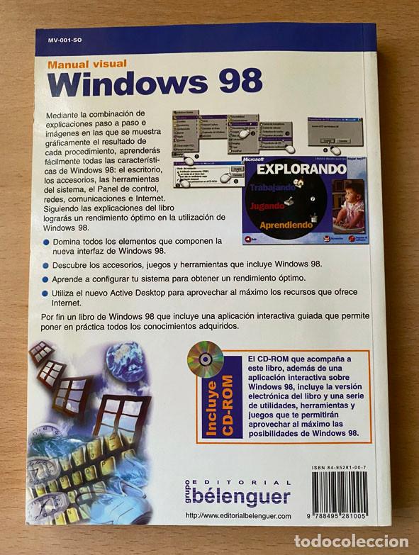 Libros de segunda mano: WINDOWS 98 - Manual Visual - Foto 2