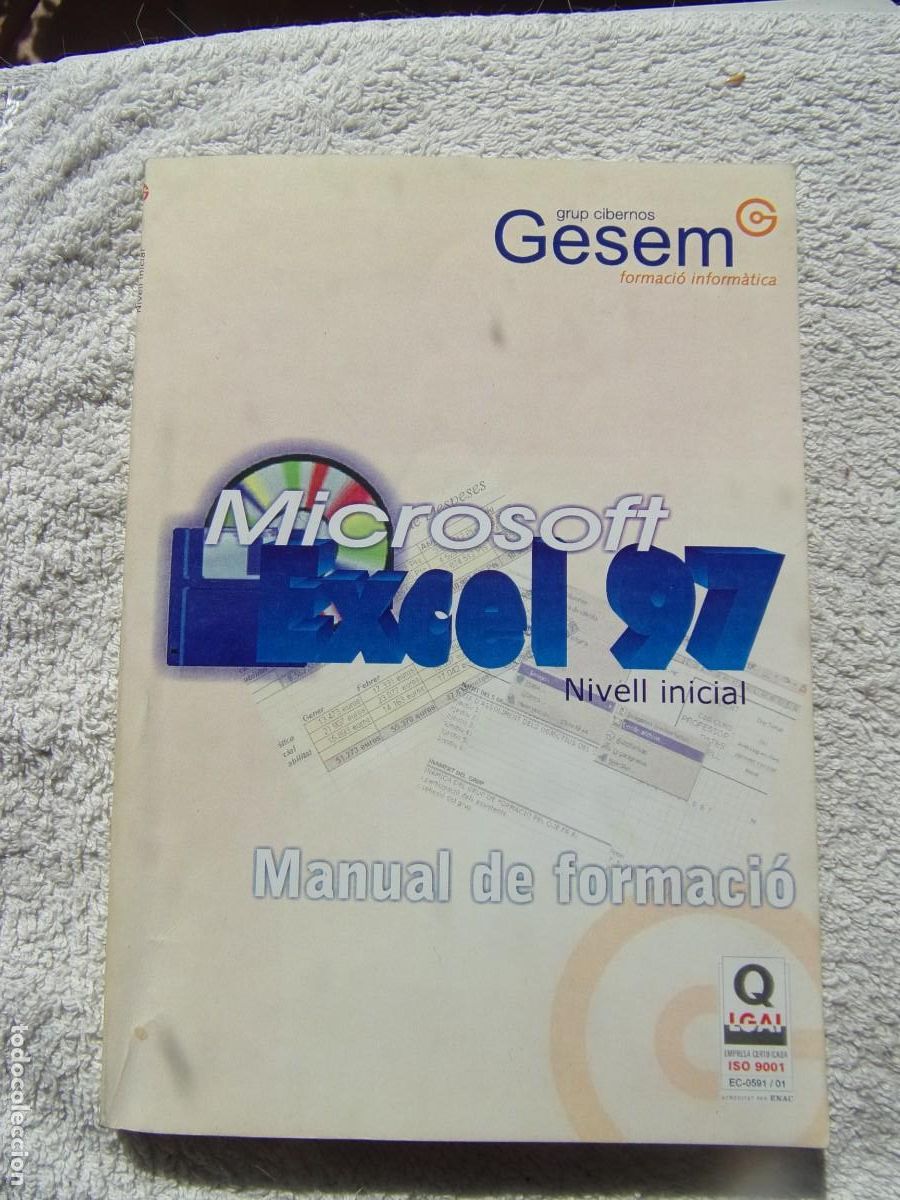 Libros de segunda mano: Microsoft Excel 97 Nivell inicial Manual de formaci&oacute; - Foto 1
