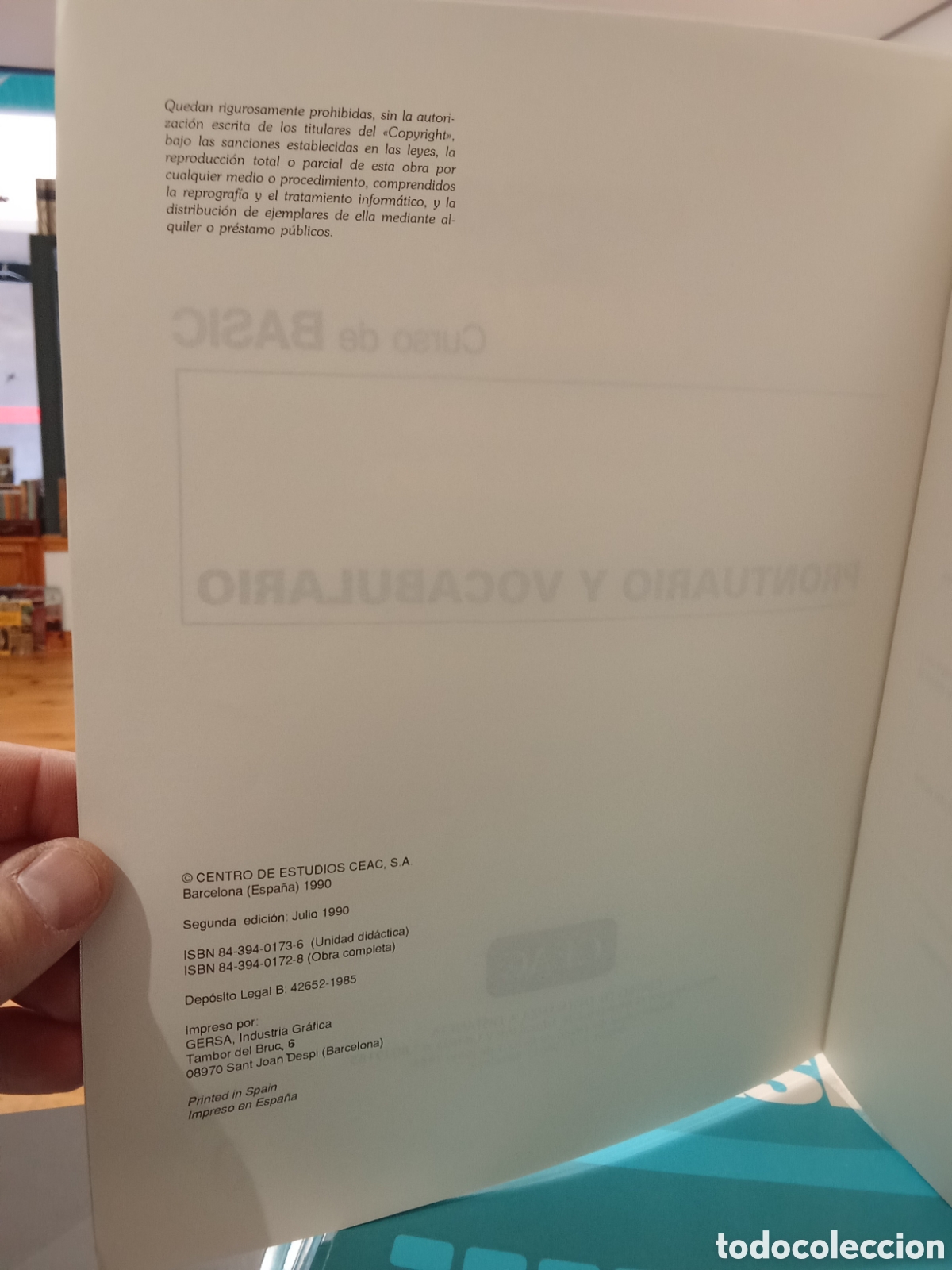 Libros de segunda mano: Curso de Basic - Prontuario y vocabulario - CEAC - Foto 3