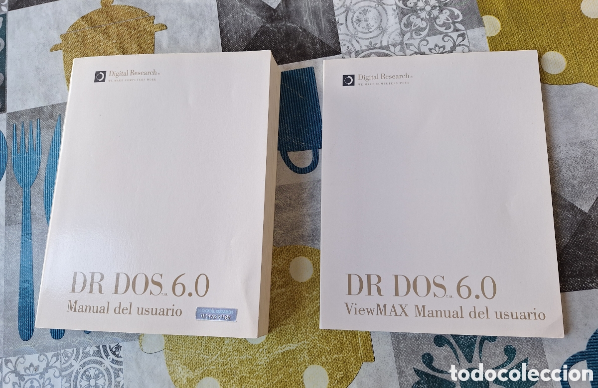 Libros de segunda mano: DR DOS 6.0 Manual usuario y View Max inform&aacute;tica retro - Foto 1