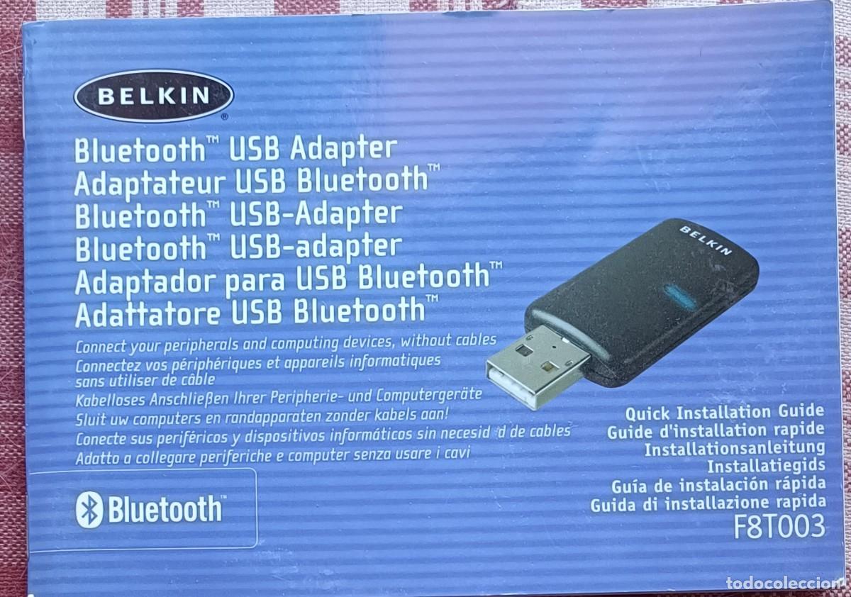 Libros de segunda mano: Belkin USB Adapter - Gu&iacute;a de instalaci&oacute;n r&aacute;pida - Foto 1