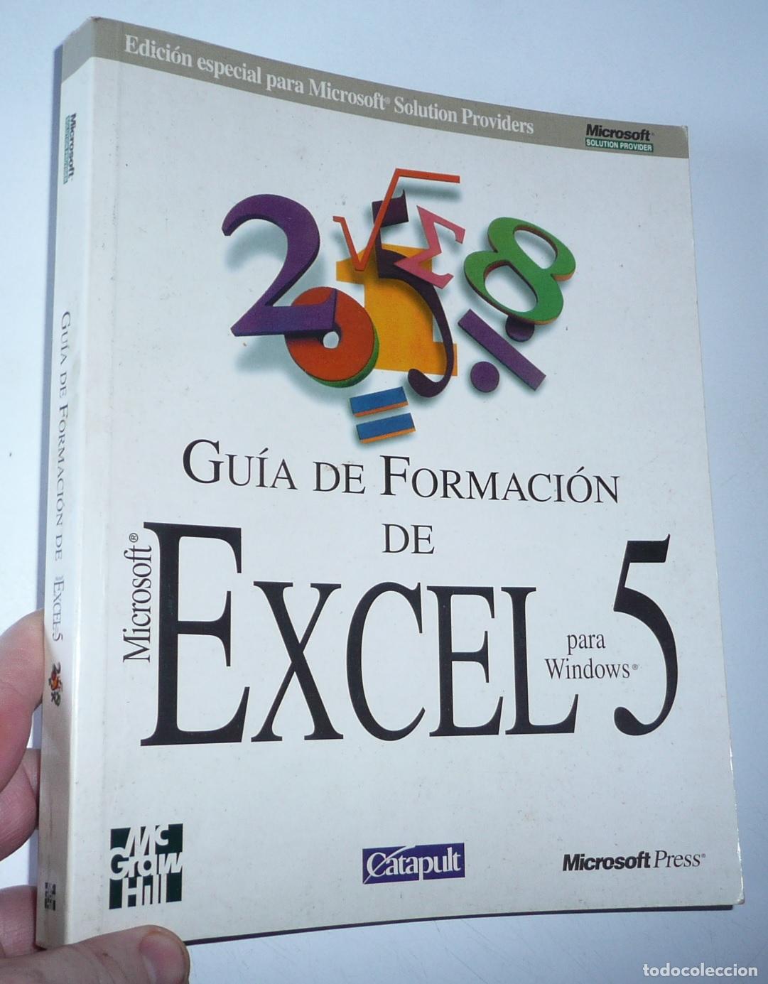 Libros de segunda mano: Gu&iacute;a de Formaci&oacute;n de Microsoft Excel 5 para Windows paso a paso (McGraw Hill, 1995) - Foto 1