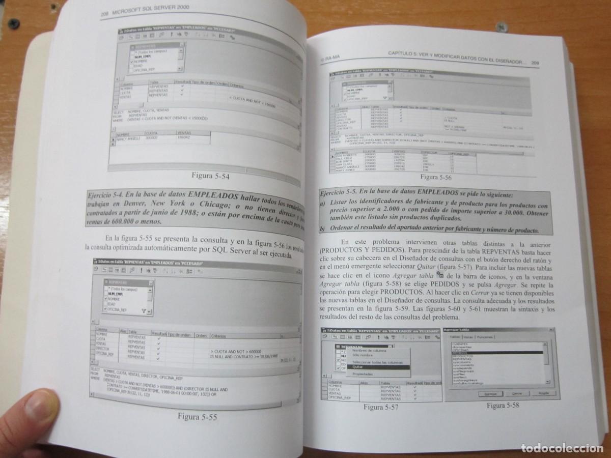 Libros de segunda mano: Domine Microsoft, SQL Server 2000, de C&eacute;sar P&eacute;rez - Foto 3