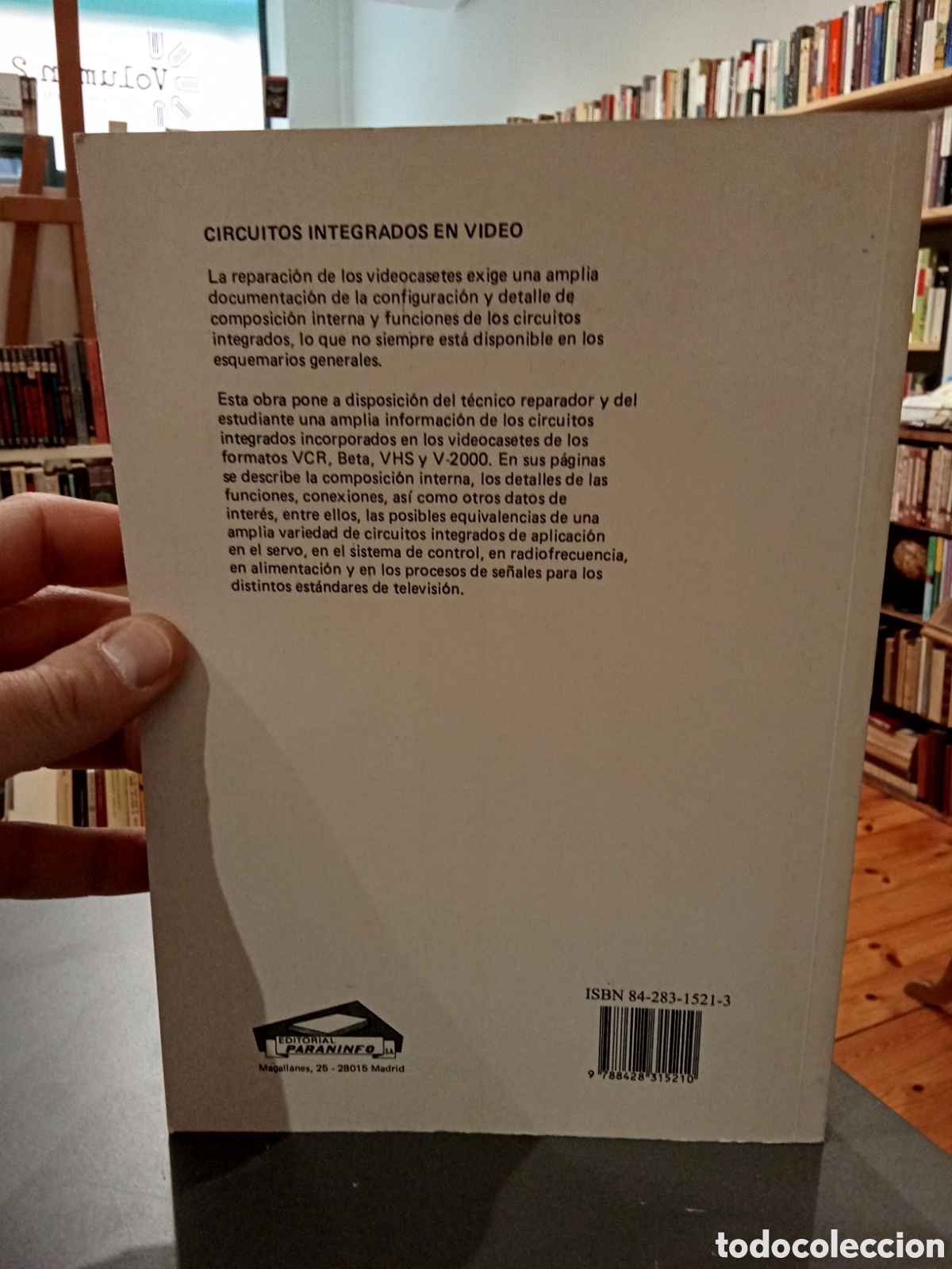 Libros de segunda mano: Circuitos integrados en Video - Paraninfo - Perales Benito - Foto 2