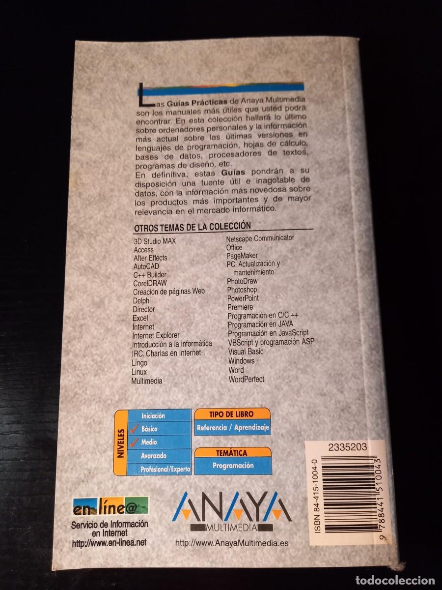 Libros de segunda mano: Programacion en JavaScript (Ediciones Anaya) - Foto 2