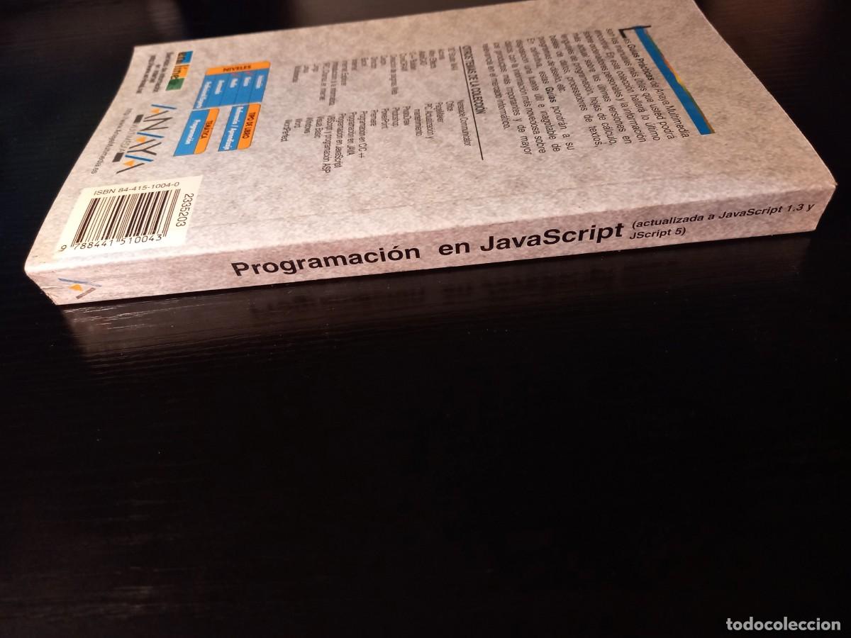 Libros de segunda mano: Programacion en JavaScript (Ediciones Anaya) - Foto 3