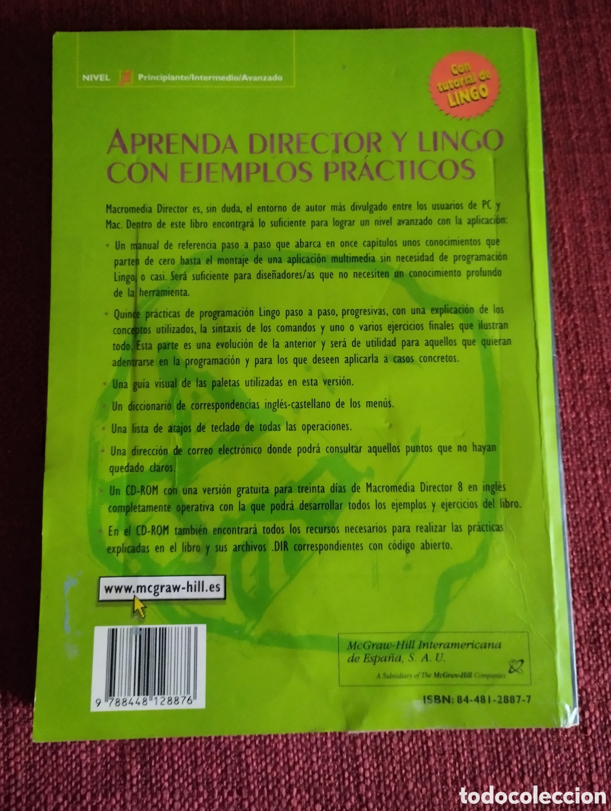 Libros de segunda mano: Director Lingo 8.X. Gu&iacute;a de Aprendizaje. - Foto 3
