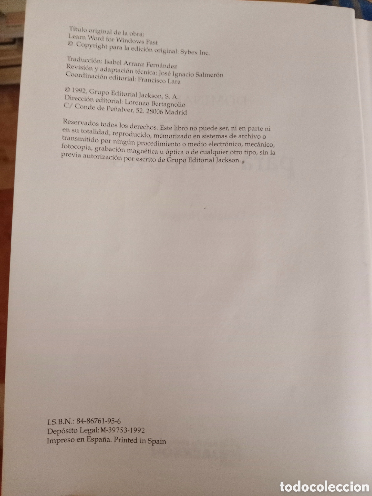 Libros de segunda mano: Dominar Word para Windows - Foto 6