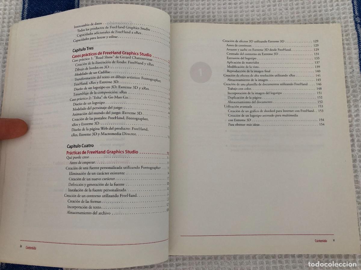 Libros de segunda mano: Macromedia Freehand Graphics Studio 7 - Introducci&oacute;n, 1996. - Foto 8
