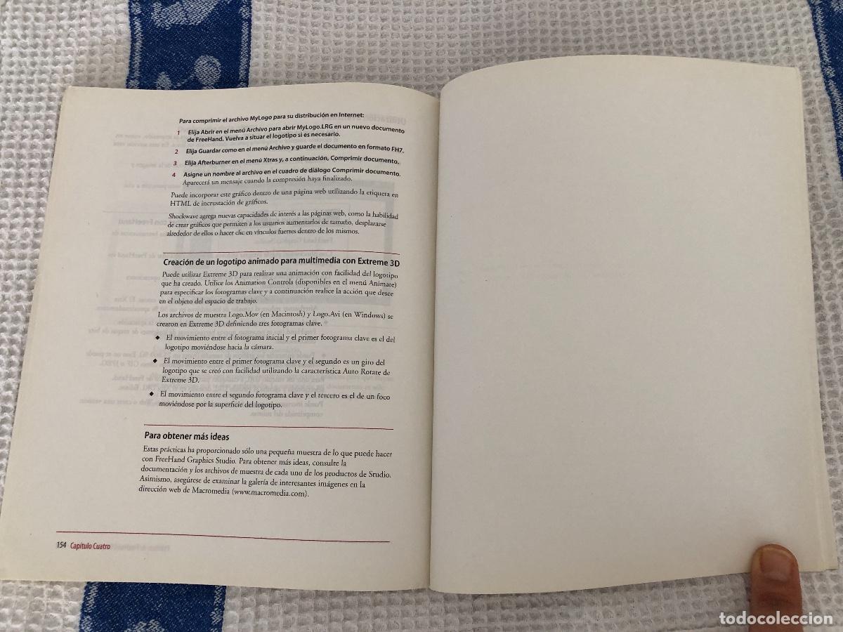 Libros de segunda mano: Macromedia Freehand Graphics Studio 7 - Introducci&oacute;n, 1996. - Foto 12
