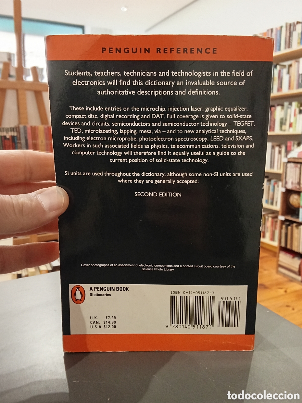 Libros de segunda mano: Dictionary of electronics - E. C. Young - A Penguin Book - Foto 3