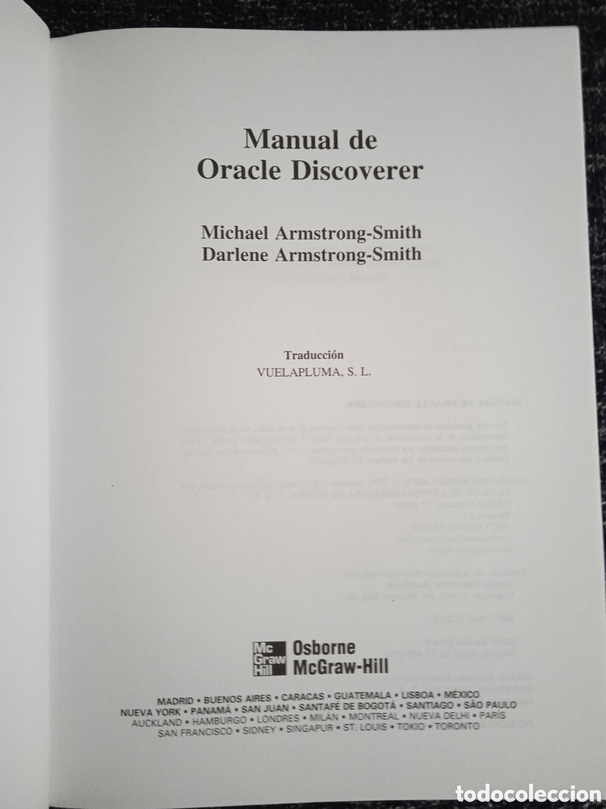 Libros de segunda mano: Manual de Oracle Discoverer / Michael Armstrong-Smith - Foto 2