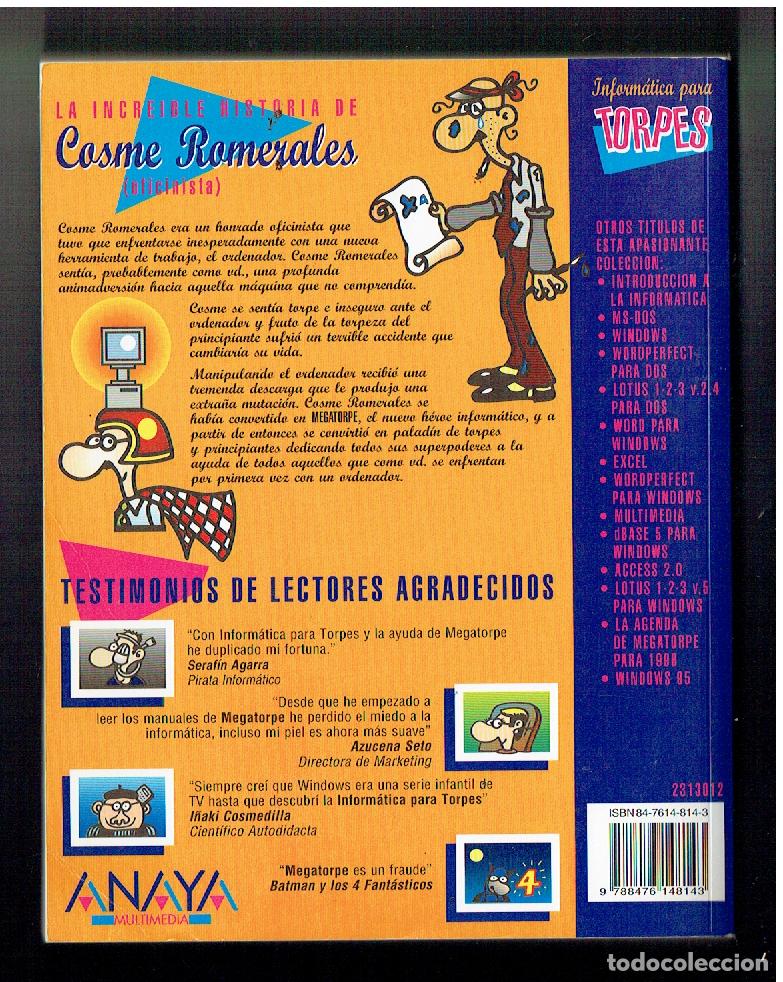 Libros de segunda mano: INTERNET PARA TORPES. FORGES. ANAYA, 1997.(Z/17) - Foto 2