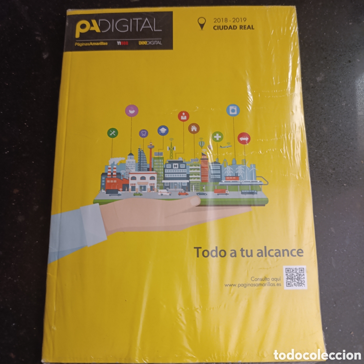 Libros de segunda mano: CIUDAD REAL,PAGINAS AMARILLAS 2018-2019, PRECINTADAS - Foto 1