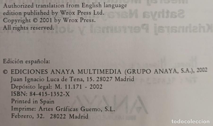 Libros de segunda mano: FUNDAMENTOS DESARROLLO WEB CON JSP, ANAYA 2002, LIBRO - Foto 4