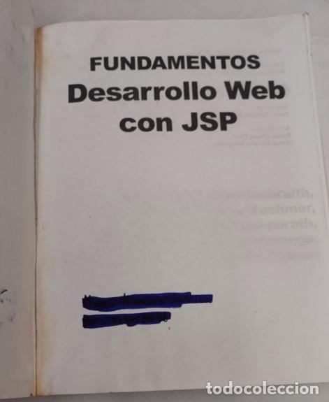 Libros de segunda mano: FUNDAMENTOS DESARROLLO WEB CON JSP, ANAYA 2002, LIBRO - Foto 6