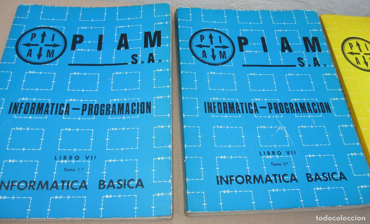 Libros de segunda mano: 3 ANTIGUOS LIBROS PROGRAMACI&Oacute;N, INFORM&Aacute;TICA B&Aacute;SICA, EL COBOL, PIAM A&Ntilde;O 1974-75 - Foto 2