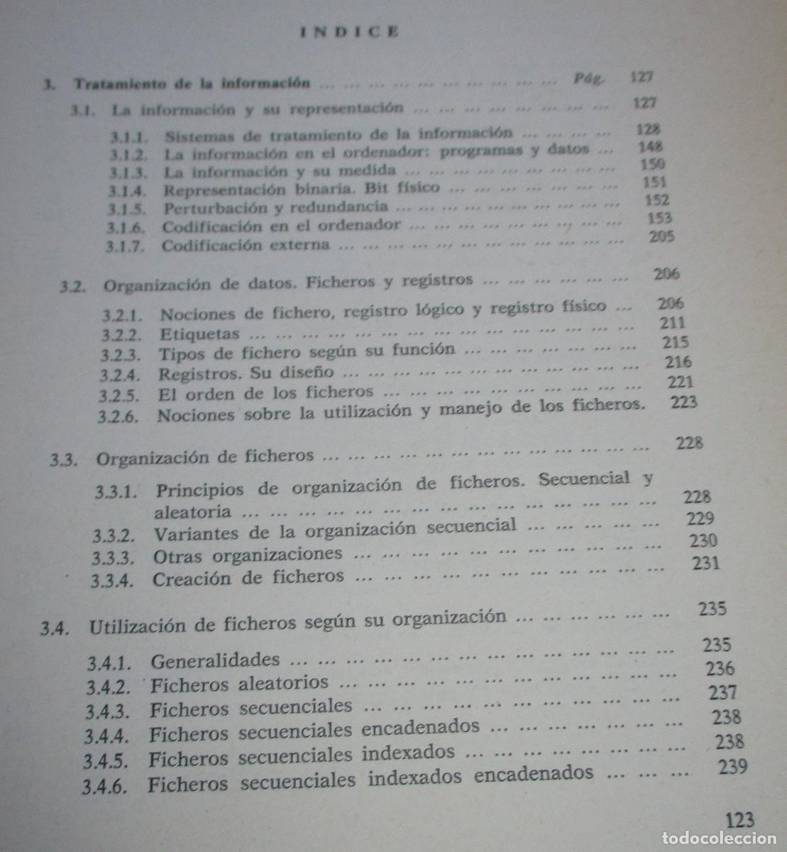 Libros de segunda mano: 3 ANTIGUOS LIBROS PROGRAMACI&Oacute;N, INFORM&Aacute;TICA B&Aacute;SICA, EL COBOL, PIAM A&Ntilde;O 1974-75 - Foto 6