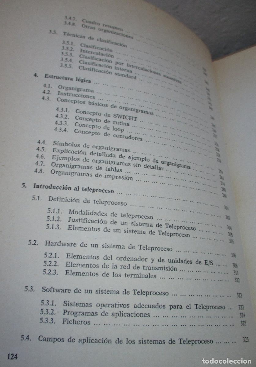 Libros de segunda mano: 3 ANTIGUOS LIBROS PROGRAMACI&Oacute;N, INFORM&Aacute;TICA B&Aacute;SICA, EL COBOL, PIAM A&Ntilde;O 1974-75 - Foto 7