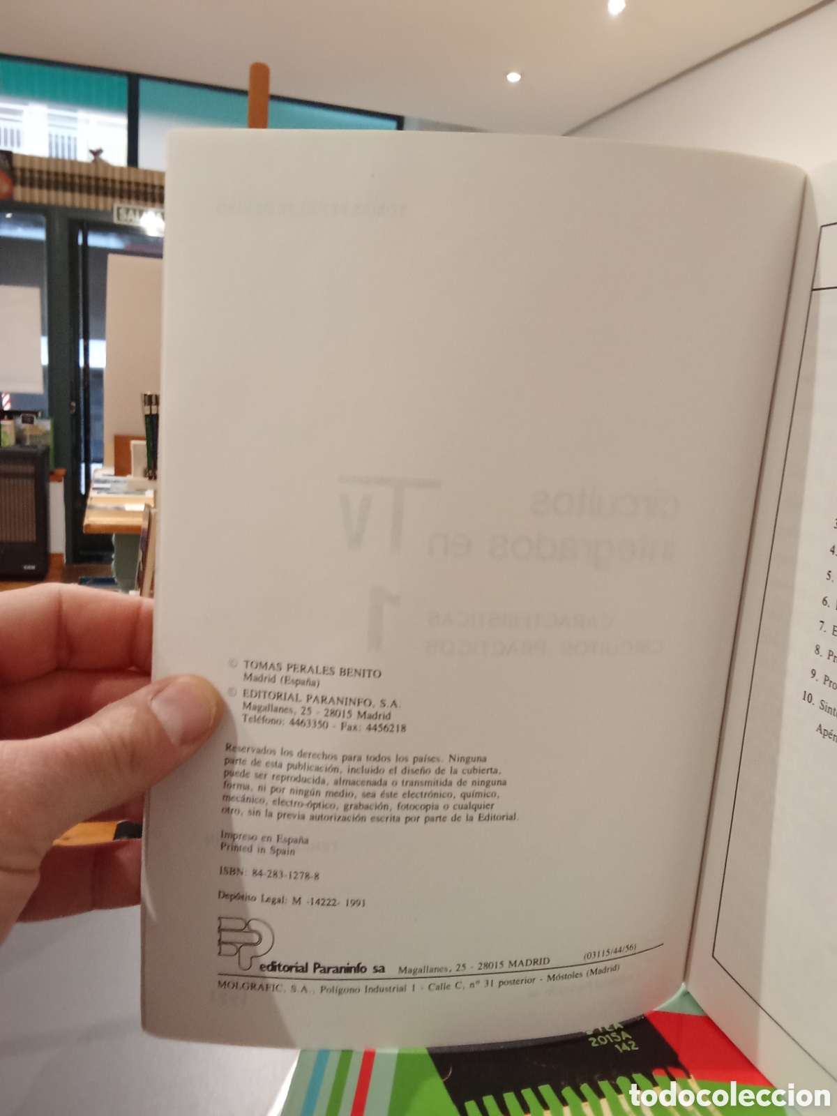Libros de segunda mano: Circuitos integrados en TV - T. Perales Benito - Paraninfo - Foto 6
