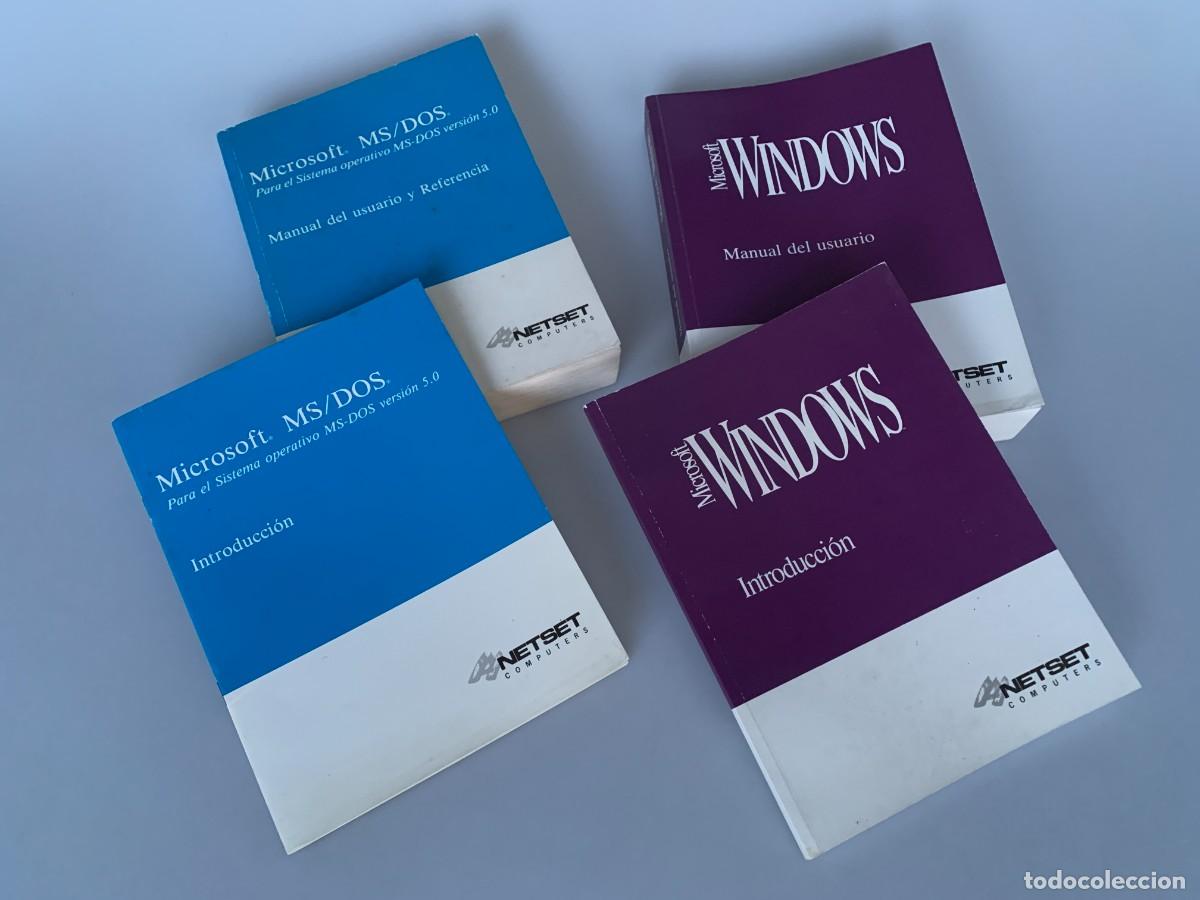 Libros de segunda mano: Manual Windows MS-DOS Microsoft Computadora NETSET - Foto 1