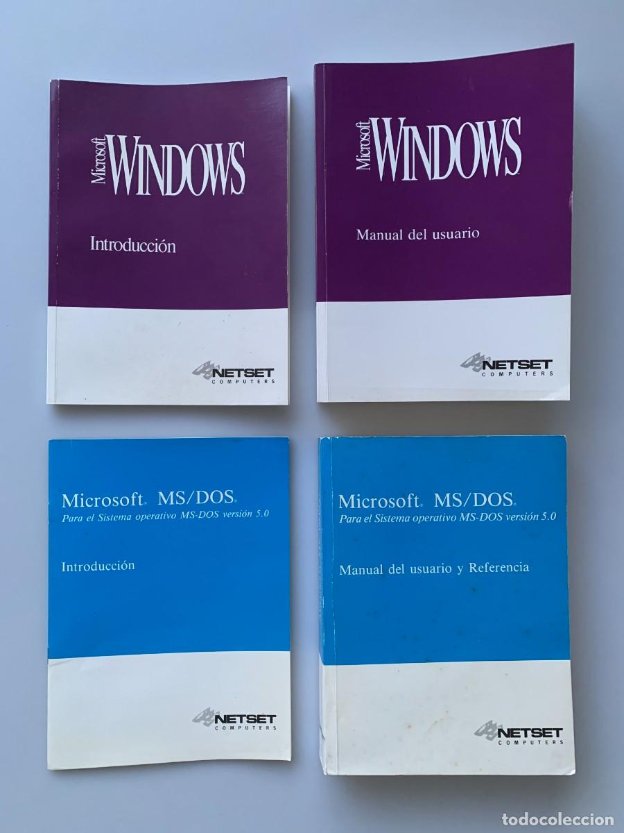 Libros de segunda mano: Manual Windows MS-DOS Microsoft Computadora NETSET - Foto 2