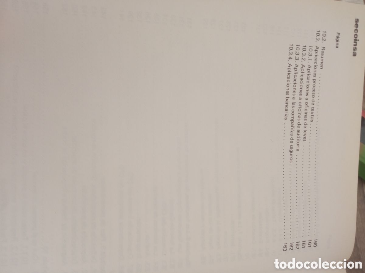 Libros de segunda mano: Libro informatica antigua. Informatica para directivos. Secoinsa. Aňo 1989 - Foto 5