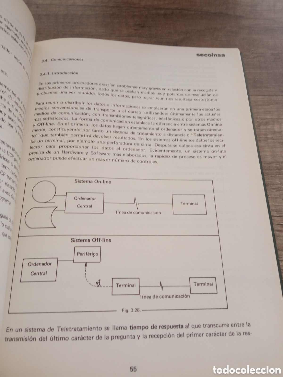 Libros de segunda mano: Libro informatica antigua. Informatica para directivos. Secoinsa. Aňo 1989 - Foto 7
