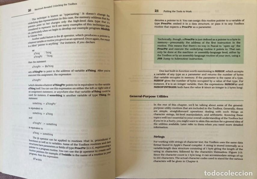 Libros de segunda mano: Macintosh Revealed. Vol 1 Unlocking the Toolbox. Vol 2 Programming with the Toolbox. - Foto 9