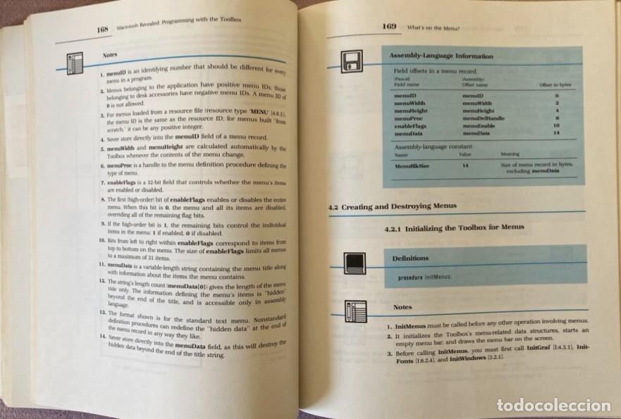 Libros de segunda mano: Macintosh Revealed. Vol 1 Unlocking the Toolbox. Vol 2 Programming with the Toolbox. - Foto 17