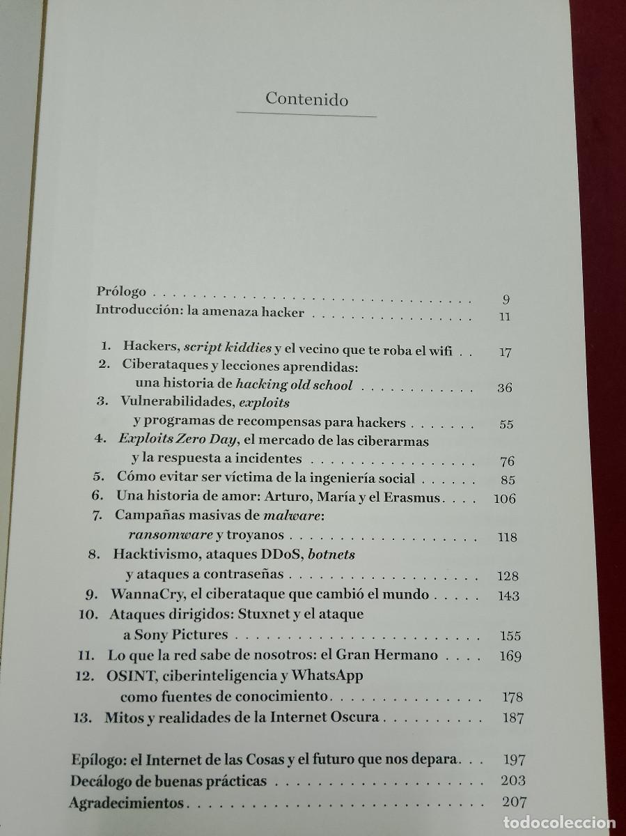 Libros de segunda mano: Deepak Daswani: La amenaza hacker (Ediciones Deusto. 2018) - Foto 3