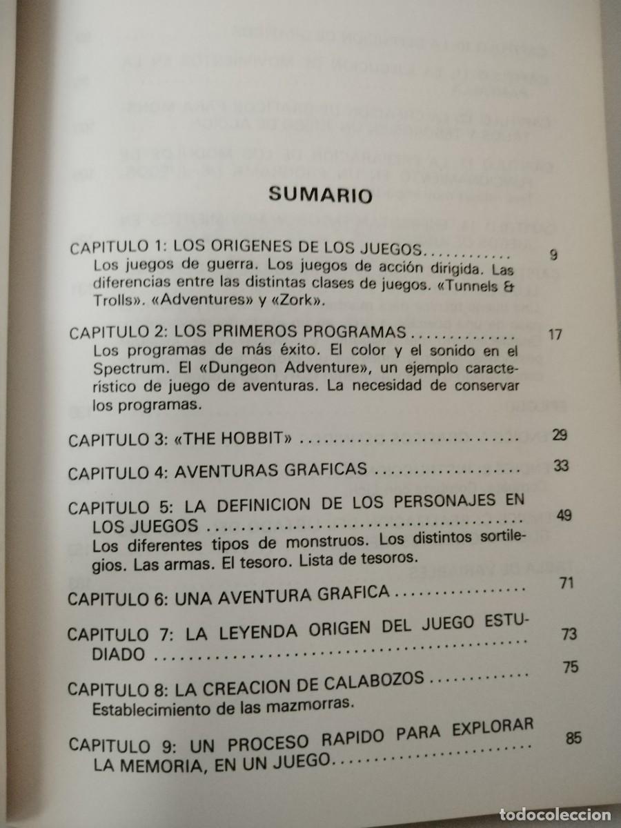 Libros de segunda mano: Spectrum Juegos de Aventuras - Foto 9