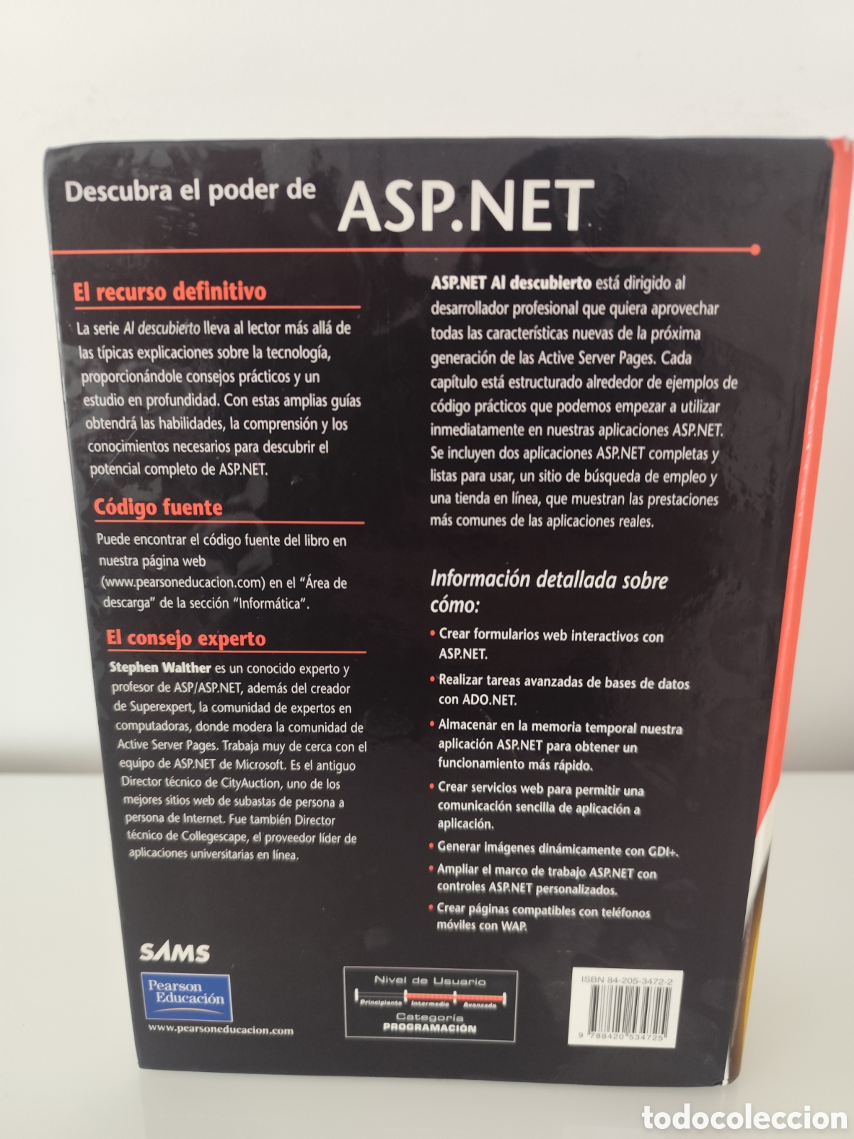 Libros de segunda mano: ASPN-NET al descubierto - WALTHER, STEPHEN - LIBRO DE PROGRAMACION DE INFORMATICA - Foto 3