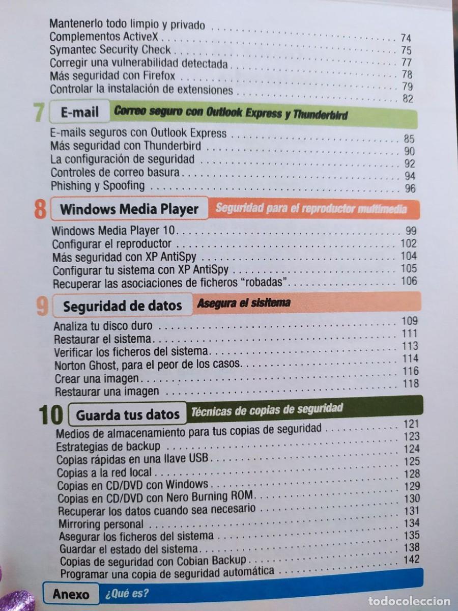 Libros de segunda mano: COMPUTER HOY PROTEGE TUS DATOS DE VIRUS Y HACKERS EDICIONES AXEL SPRINGER ESPA&Ntilde;A 2006 - Foto 6