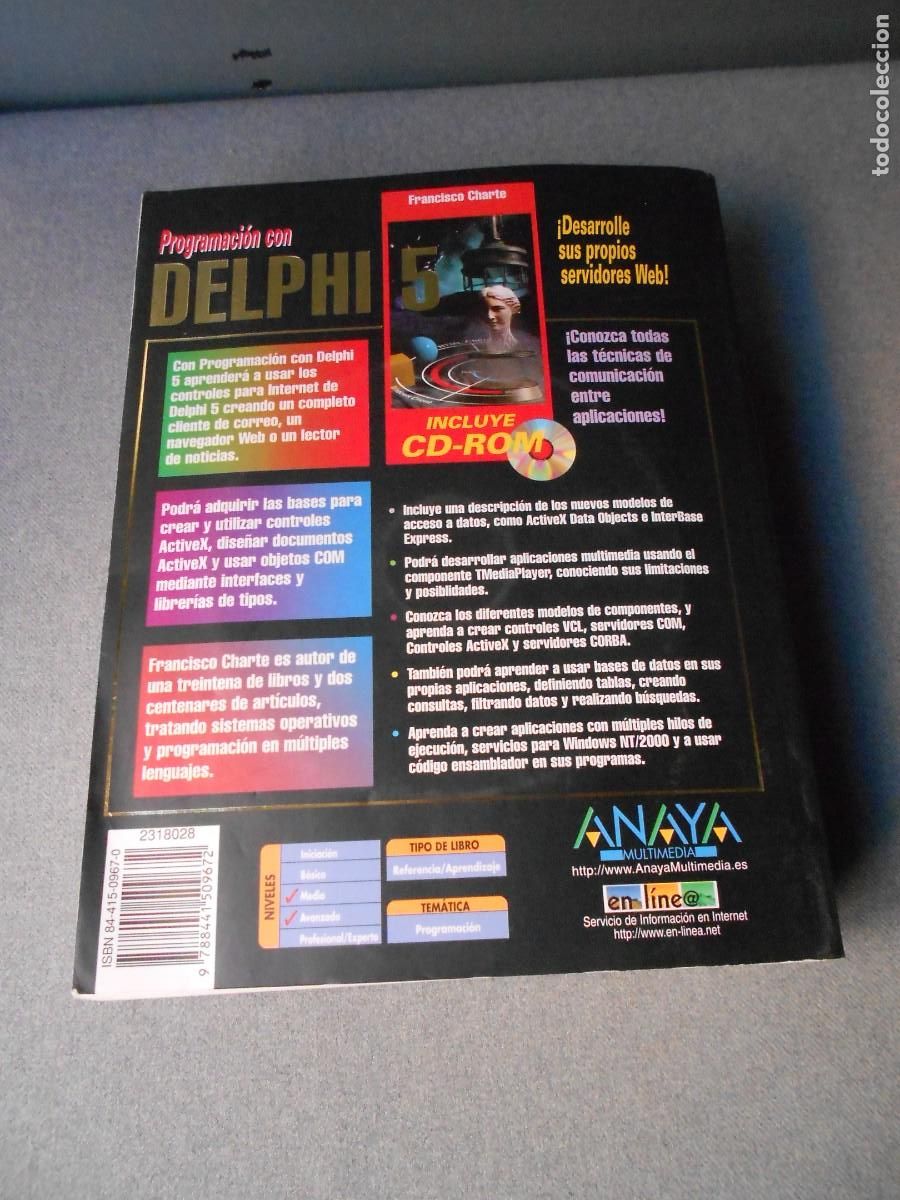 Libros de segunda mano: DELPHI 5. ANAYA 2000 - Foto 8
