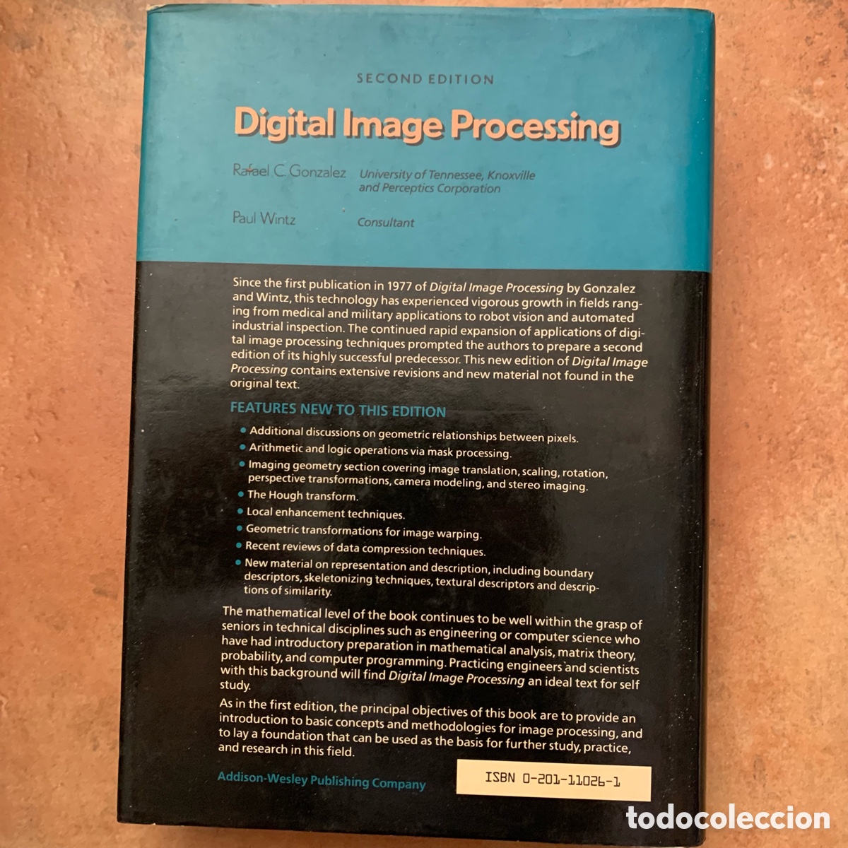 Libros de segunda mano: Libro de 1987 digital image processing rafael c gonzalez paul wintz - Foto 6