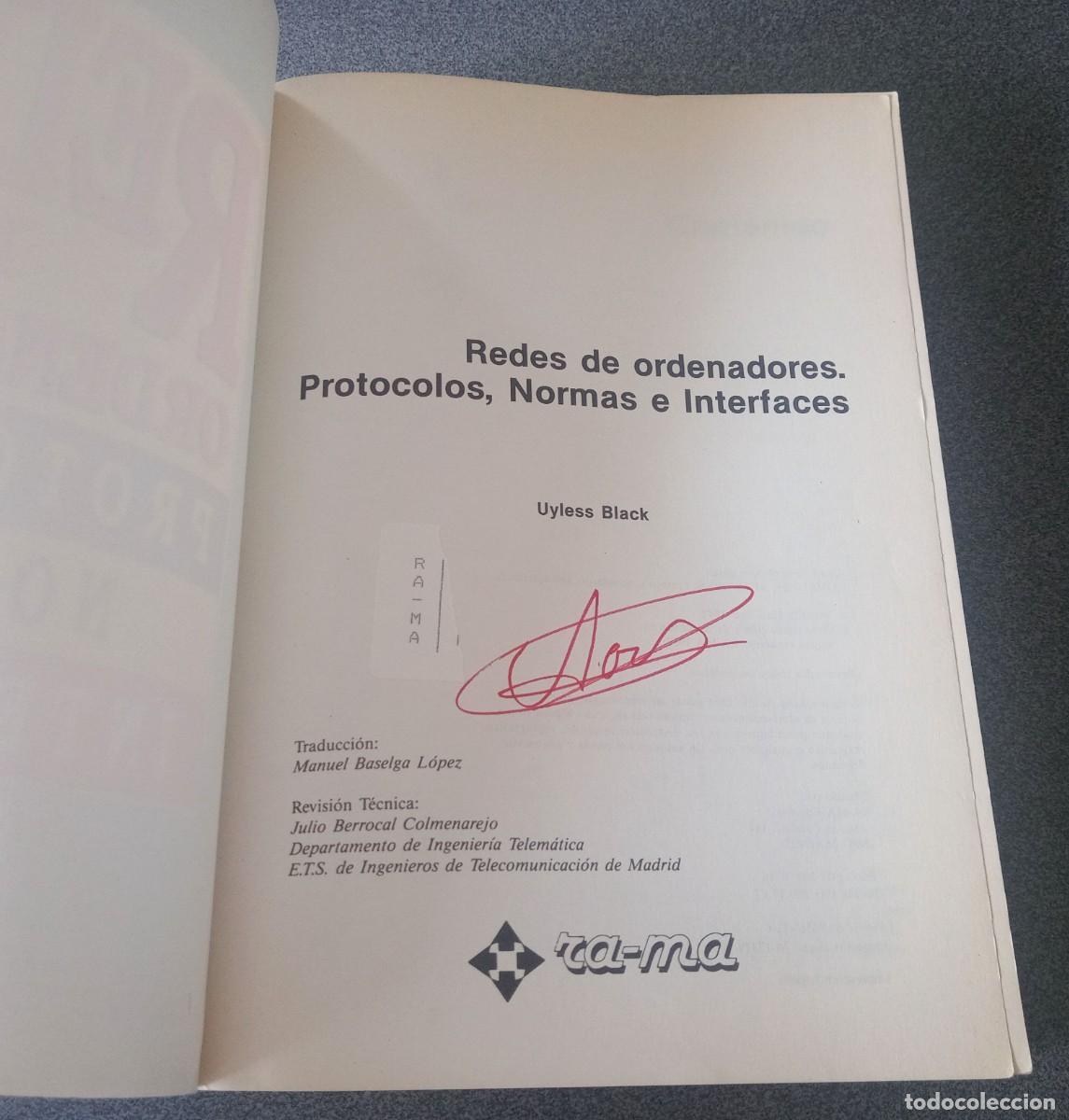 Libros de segunda mano: Redes De Ordenadores Ulysess Black - Foto 3
