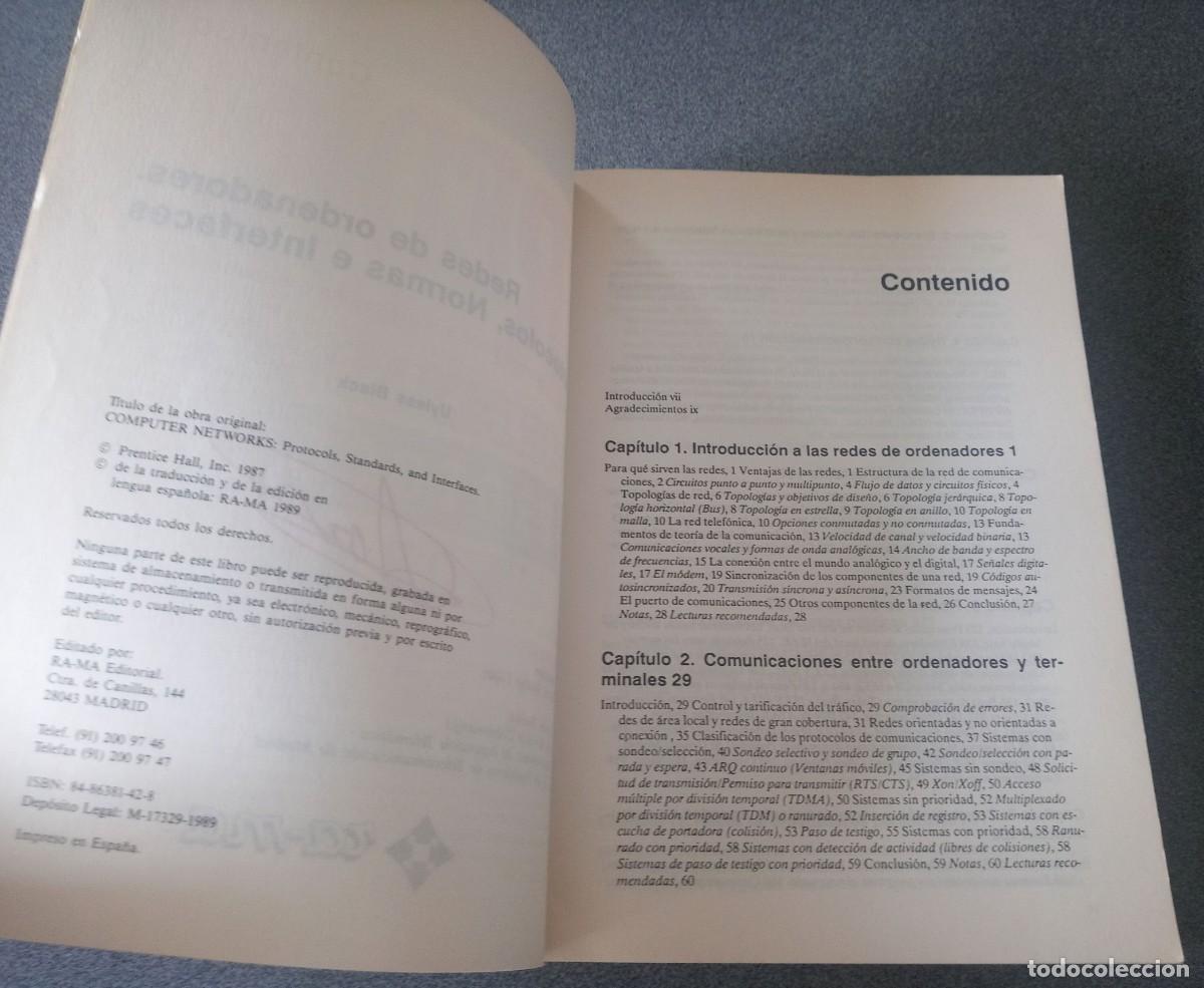 Libros de segunda mano: Redes De Ordenadores Ulysess Black - Foto 4