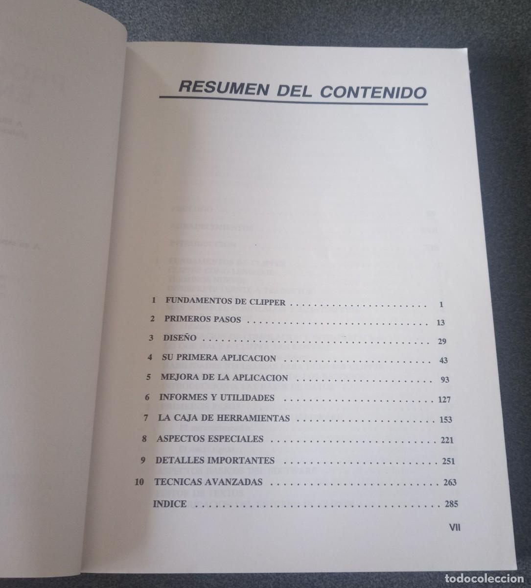 Libros de segunda mano: Programaci&oacute;n En Clipper Brett Oliver Jim Sheldon - Foto 5