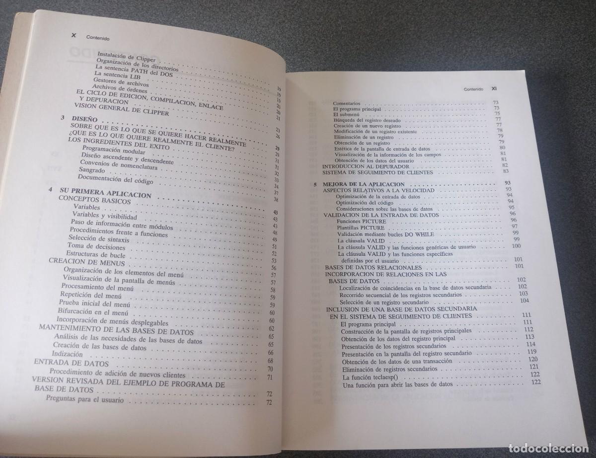Libros de segunda mano: Programaci&oacute;n En Clipper Brett Oliver Jim Sheldon - Foto 7