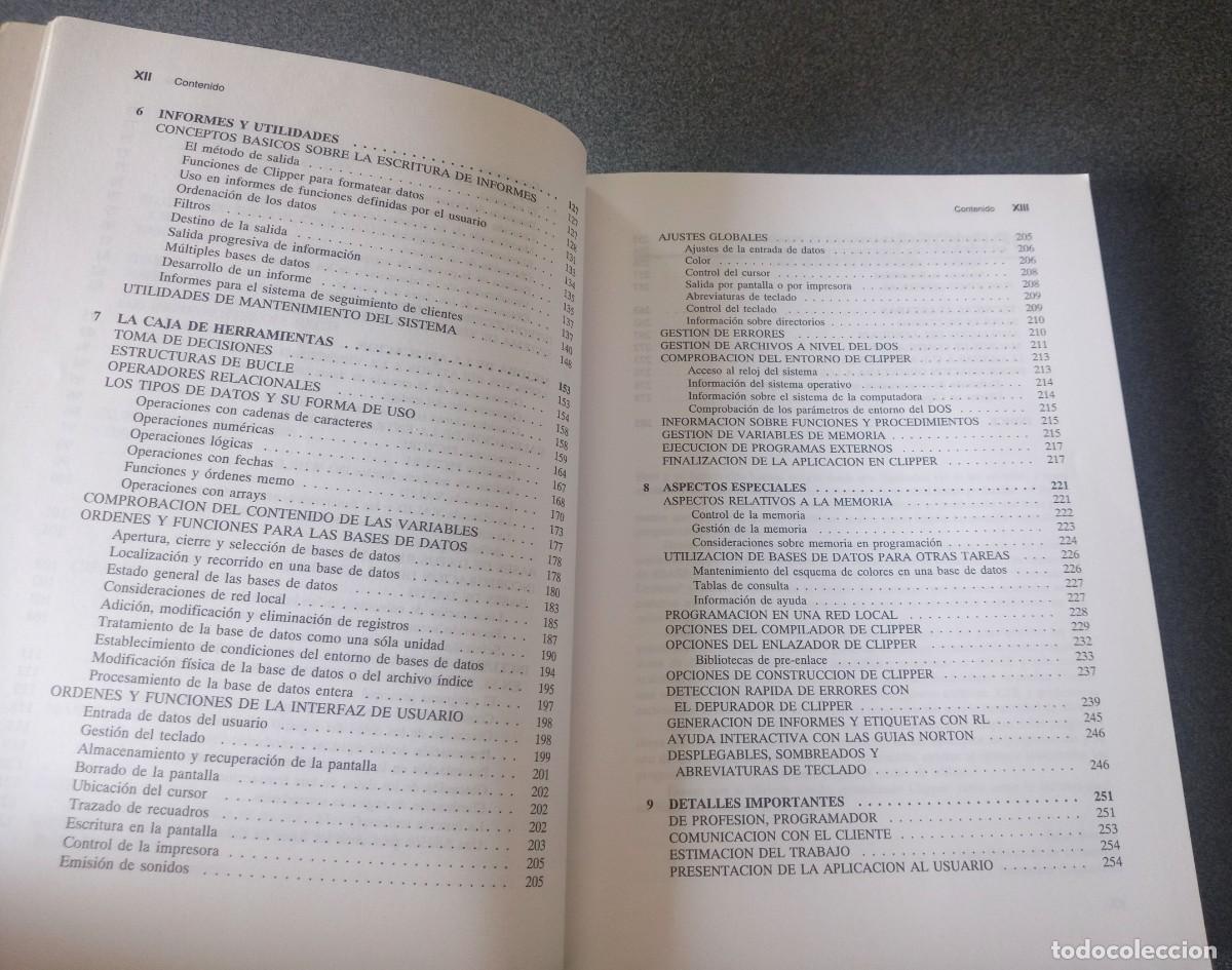 Libros de segunda mano: Programaci&oacute;n En Clipper Brett Oliver Jim Sheldon - Foto 8