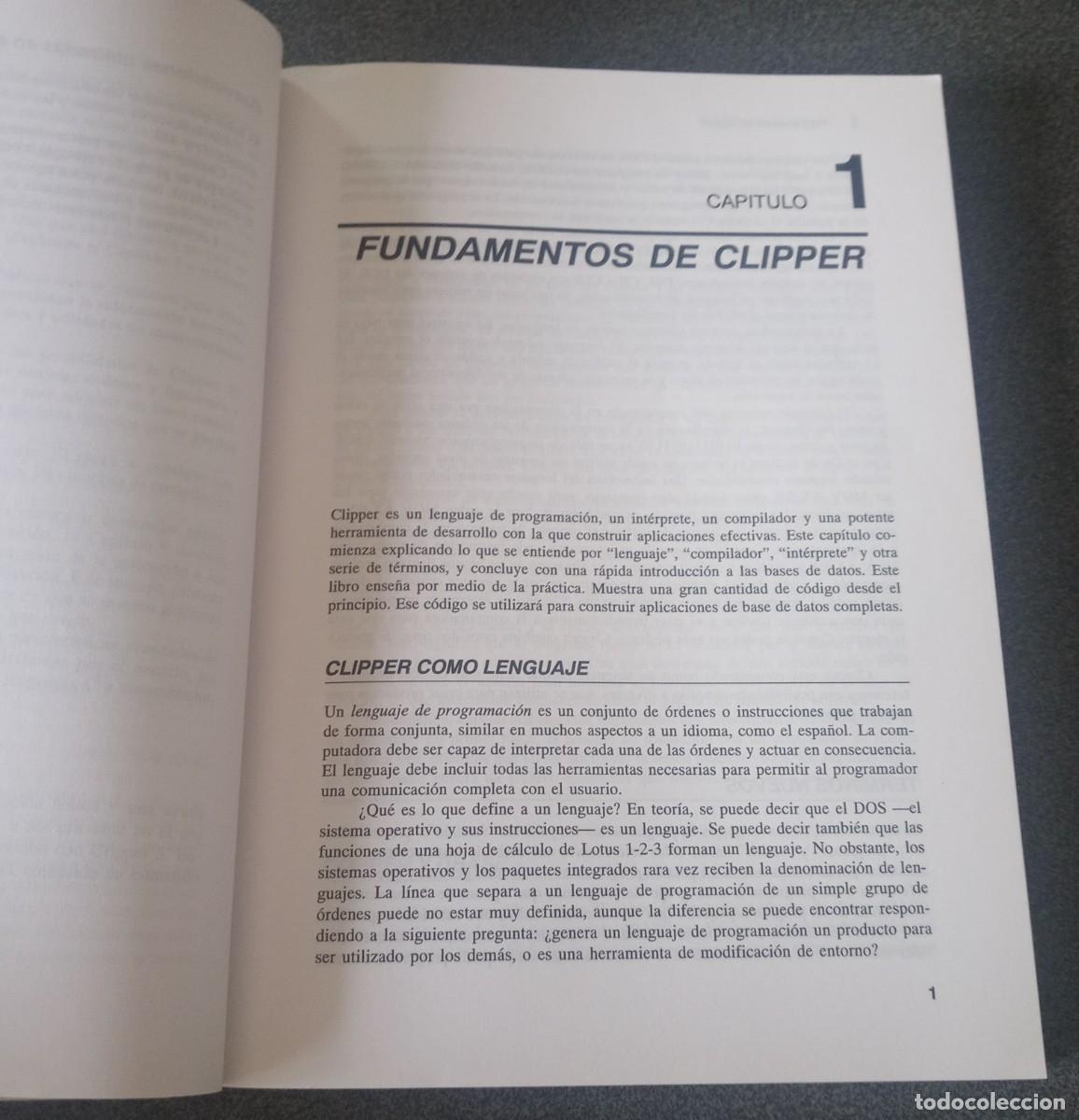 Libros de segunda mano: Programaci&oacute;n En Clipper Brett Oliver Jim Sheldon - Foto 10