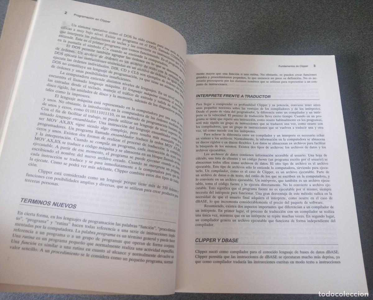 Libros de segunda mano: Programaci&oacute;n En Clipper Brett Oliver Jim Sheldon - Foto 11