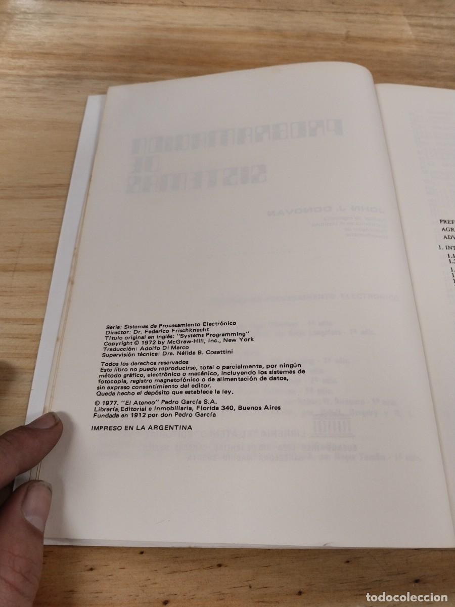 Libros de segunda mano: Programaci&oacute;n de Sistemas - John J. Donovan - Foto 6